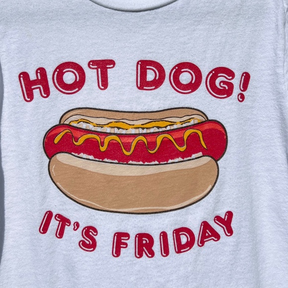 "Hot Dog! It's Friday" Kid's Tee-Shirt - Picture 4 of 10